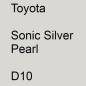 Preview: Toyota, Sonic Silver Pearl, D10.